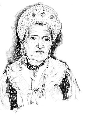 Signora in costume
